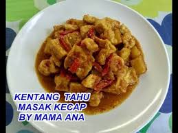 Semur tahu kentang siap disantap. Cara Masak Kentang Tahu Kecap Enak Youtube