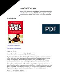 Check spelling or type a new query. 10 Rekomendasi Buku Toeic Terbaik Pdf