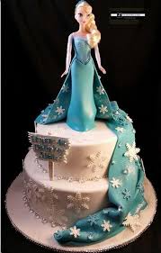 Frozen Snowflake Snow Queen Elsa Cake For 2014 Halloween Birthday Cake Elsa Doll Topper Elsa Halloween Elsa Cake Frozen Frozen Birthday Cake Elsa Cakes
