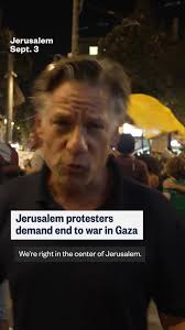 Protesters take to the streets of Jerusalem to voice their opposition to  Israeli Prime Minister Benjamin Netanyahu’s handling of the war in Gaza and  demand the return of all hostages. NBC News’ ...