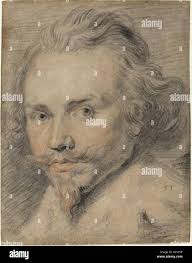 Portrait of a man in red chalk hi-res stock photography and images