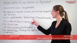 Lachend betrat sie den klassenraum. Wann Setze Ich Ein Komma Im Englischen