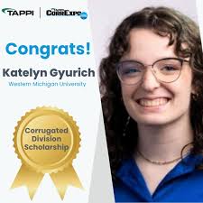 tappicorrexpo #scholarshipwinner #corrugatedpackaging #womeninstem  #studentsuccess #futureleader