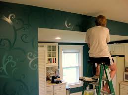 Budget Kitchen Updates Accent Wall And Faux Painted Backsplash Reality Daydream Home Decor Home Diy Home