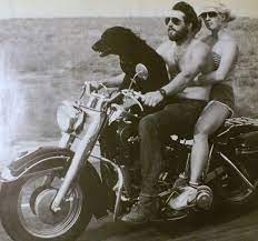 Workin For The Man Biker Dog Vintage Motorcycle Old Motorcycles