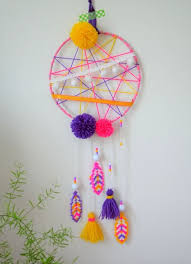 Deco Murale Attrape Reves Pour Chambre D Enfant Creations Faites A La Main Craft Creatif