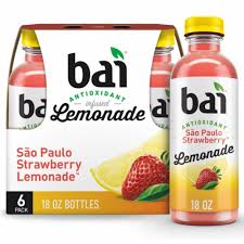 Is bai an electrolyte drink? Bai Strawberry Lemonade Antioxidant Infused Beverage 6 Bottles 18 Fl Oz King Soopers