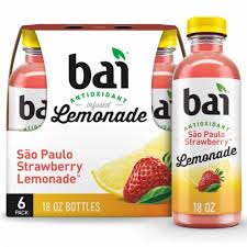 Is bai an electrolyte drink? Bai Strawberry Lemonade Antioxidant Infused Beverage 6 Bottles 18 Fl Oz King Soopers