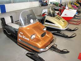 Image result for Orange 1973 Snowmobile