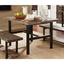 Alaterre Furniture Pomona Rustic Natural Dining Table Amba1720 The Home Depot Dining Table In Kitchen Small Kitchen Tables Rustic Kitchen Tables