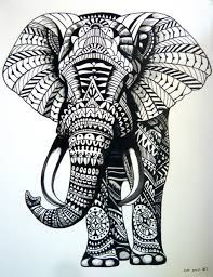 elephant 象 アクリル画 画