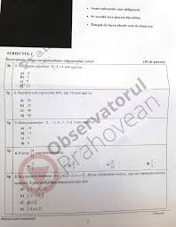 Creatorii platformei brio au pus la punct zece sfaturi utile pentru părinți, astfel încât aceștia să poată gestiona mai bine perioada examenelor, potrivit unui comunicat primit de edupedu.ro. Subiecte Simulare Evaluare NaÈ›ionalÄƒ 2021 Ce A Picat La MatematicÄƒ Barem De Notare Conform Edu Ro Impact