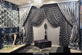 Bedroom Black And Silver Curtains Pin By Saria Saso On Final Touches To A House Silver Curtains Black And Silver Curtains Luxury Curtains