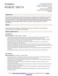 Professional firefighter resume examples & samples. Fire Fighter Resume Samples Qwikresume