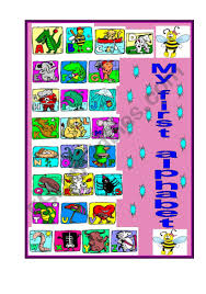 It's great for use both in the classroom and at home. My First Alphabet Esl Worksheet By Ann555