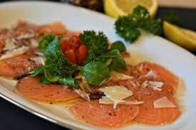 Raucherlachs Carpaccio Rezept Vorspeisen Rezepte Raucherlachs Geraucherter Lachs