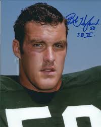 Autographed BOB HYLAND 8x10 Green Bay Packers Photo