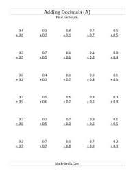 Multiply decimals by powers of ten. Decimals Worksheets