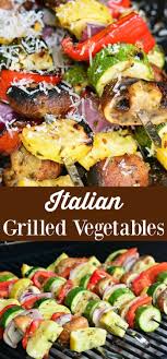 Italian Grilled Vegetables Recipe Marinaded Zucchini Yellow Squash Mushroom Onions And Pe Grilled Vegetable Recipes Grilled Vegetables Grilled Side Dishes