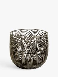 Make sure you have presoaked your willow shoots to be pliable. John Lewis Partners Open Weave Rattan Basket At John Lewis Partners
