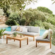 Salon De Jardin Pas Cher Notre Selection Marie Claire Banquette Jardin Table Basse Jardin Fauteuil Jardin