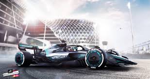 The second concept (above) is more refined and stylistically more aggressive. Mercedes Amg Petronas Formula One W12 Concept Car Formula1