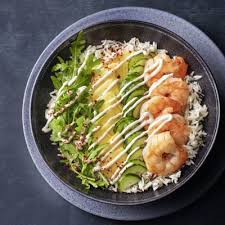 Wildreis Bowl Mit Garnelen Rezept Garnelen Wildreis Gesund Kochen