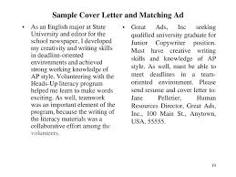 Tie your skills and qualifications back to the job posting. Exposed You Are A Student At A University With Little Or No Work Experience Without Experience It Can Seem Like You Are Applying For Work While Being Ppt Download