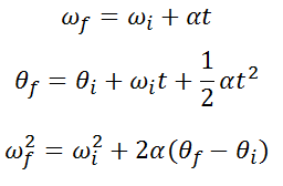 Plug these quantities into the equation: Rotational Motion Constant Angular Acceleration Study Com