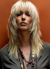 Bangs that hit right at the corners of your eyes and highlight the cheekbones are especially flattering to oval and round faces. Choppy Layered Hairstyles With Bangs For Long Hair 1 Long Choppy Hair Choppy Hair Medium Shag Haircuts