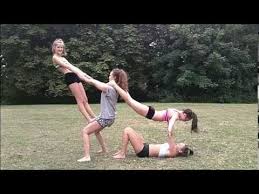 2 To 4 Person Acro Stunts Partner Yoga Poses Acro Yoga Poses Yoga Challenge Poses