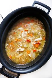Crock pot chicken breast baked with sauerkraut, swiss, and thousand island dressing helps bring some diversity to the reuben world. Classic Chicken Soup Slow Cooker Instant Pot Lexi S Clean Kitchen