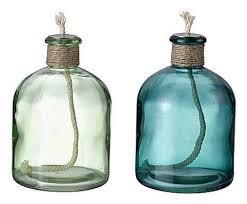 Recycler Les Bouteilles De Cognac Rondes En Lampes A Huile Lampe A Huile Lamp Bouteille