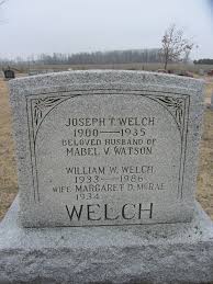 Joseph Thomas Welch (1899-1935)