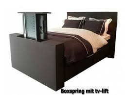 Boxspringbett Multimedia Incl Tv Lift Gunstig Online Kaufen Bett Schlafzimmer Tv Boxspringbett