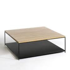 La table basse est un élément central du salon, qu'il faut choisir avec soin ! Table Basse Carree En Chene Massif Aranza Large Square Coffee Table Coffee Table Square Coffee Table