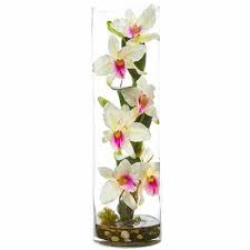 Bloomsbury Market Cattleya Orchid Floral Arrangement In Vase In 2021 Artificial Floral Arrangements Orchid Arrangements Flower Arrangements