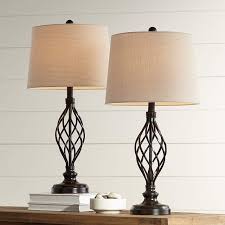 Annie Iron Scroll Table Lamps Set Of 2 9x001 Lamps Plus In 2020 Traditional Table Lamps Table Lamp Sets Table Lamps Living Room