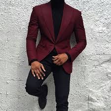 Mens Black And Burgundy Suits Pin On Mens Fashion