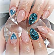 Well you're in luck, because. Teal Heart Acrylic Nails Fmag Com