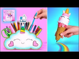 Bricolage Fournitures Scolaires Licorne Porte Crayon Et Stylo Licorne Ateliers Youtube Stylo Licorne Livres D Artisanat Porte Crayon