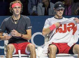 Mischa is 10 years elder to alexander zverev. Bro Play Double Zverev Brothers Tennis Players Sports Jersey Players