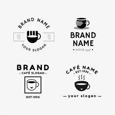 Black And White Cafe Logo Download Premium Vector Of Coffee Shop Badge Logo Vector Set 935328 Coffee Shop Logo Design Coffee Logo Logo Design Coffee