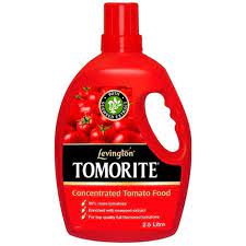 One well established, planted in a pot outdoors, and two from last year, still small but already flowering in the conservatory. Levington Tomorite Liquid Tomato Feed Fertiliser Bottle 2 5 L