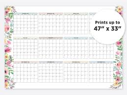 Printable 2021 Calendar Large 2021 Calendar 2021 Planner Etsy In 2020 Wall Planner 2021 Calendar Digital Calendar