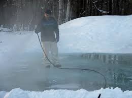Choose a flat location for your ice rink, near a water source if possible (our hose stretched from its spigot all the. Soulemama Why Leave Home