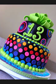 13 Year Old Boy Birthday Cake Ideas I Love This Cake And I Bet It Would Be A Good Surprise For A 13 Year Old Girl 13 Birthday Cake Rainbow Birthday Cake Birthday Cake