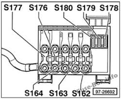 You can find fuse box diagram with description here: Fuse Box Diagram Volkswagen Golf Iv Bora Mk4 1997 2004