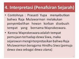 Namun, minat pada segala macam mistisisme tidak padam. Arti Interpretasi Dalam Sejarah