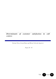 Ssm ⭐ , russia, samara, ulyanovskaya street, 52: Pdf Determinants Of Customer Satisfaction In Call Centres